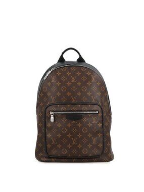 Louis Vuitton Backpack Monogram Macassar Josh NV Black